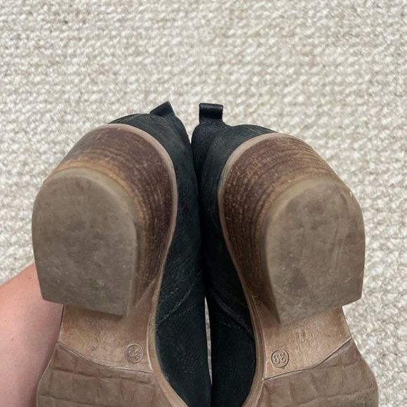 Miz mooz black ankle booties boots size 39 leather - Picture 7 of 13